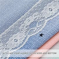 Vista 6 de XiDi Cortinas rosas y grises para dormitorio de niñas, calcomanías de pared de unicornio, cortina verde, cortinas de oscurecimiento de habitación