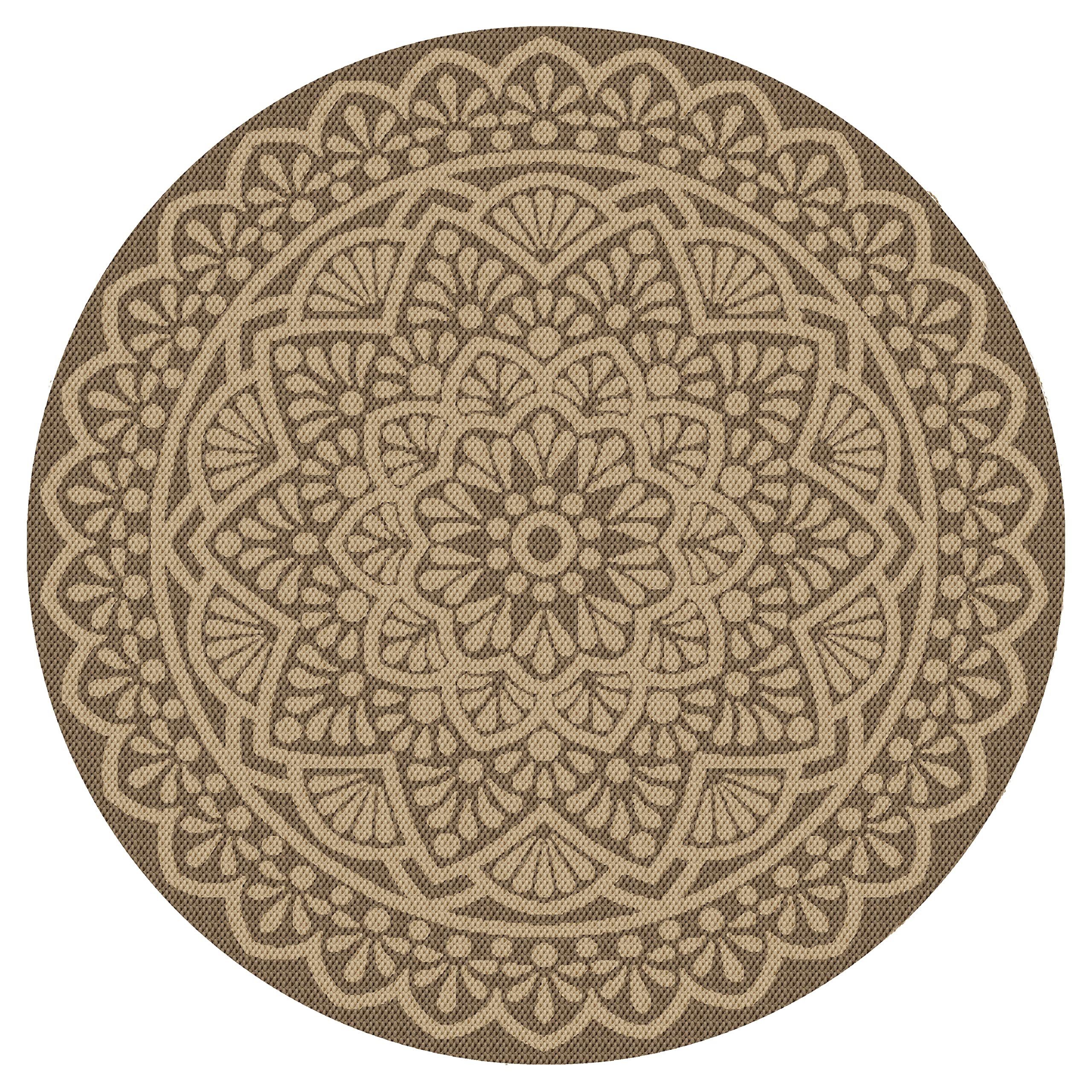 6 ft 6 in Shiloh Tan Round Rug