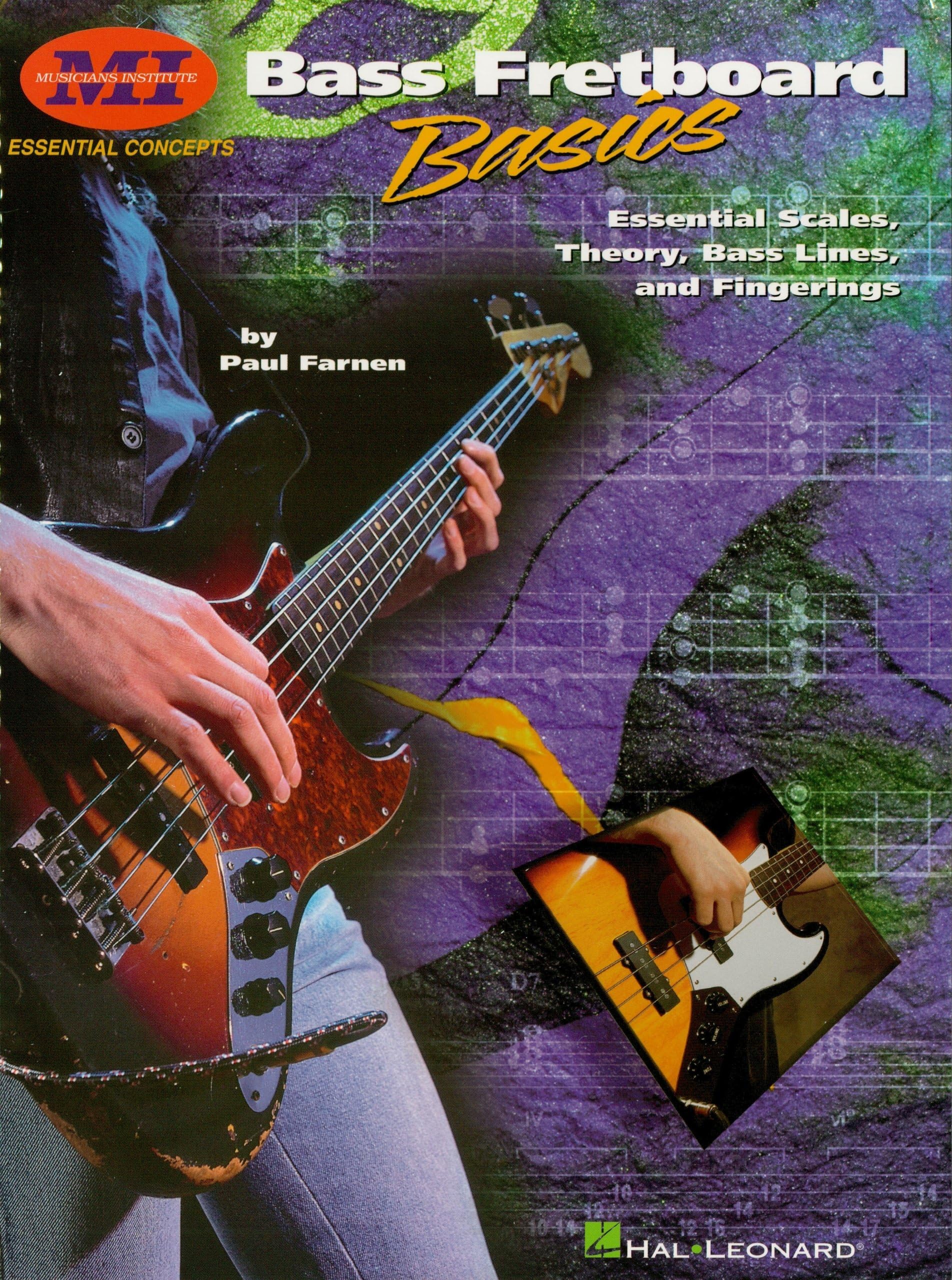 Bass Fretboard Basics: Essential Scales, Theory, Bass Lines & Fingerings (Essential Concepts) Kindle Edition