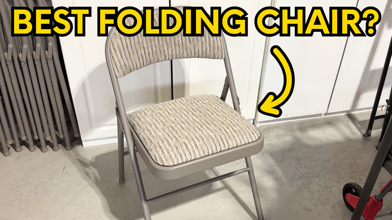 Watch MECO Sudden Comfort Folding Chair Review on Amazon Live