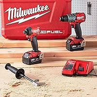 Vista 2 de Milwaukee Herramientas eléctricas 2997-22 Kit de taladro de martillo/destornillador de impacto