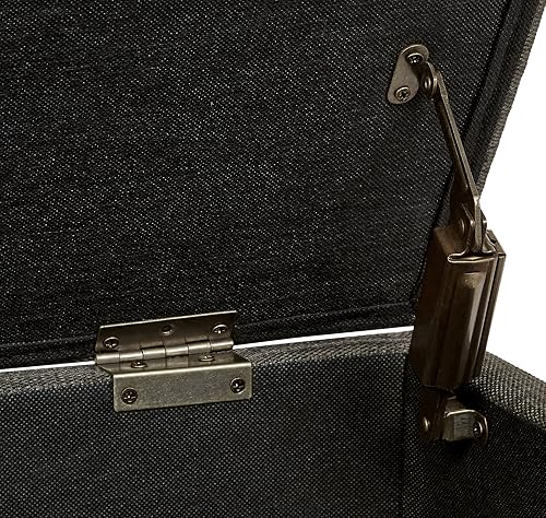 Miniatura 7 de Frist Hill - Taburete otomano con almacenamiento y punzoneado profundo Gris,Espresso,Beige Bronceado