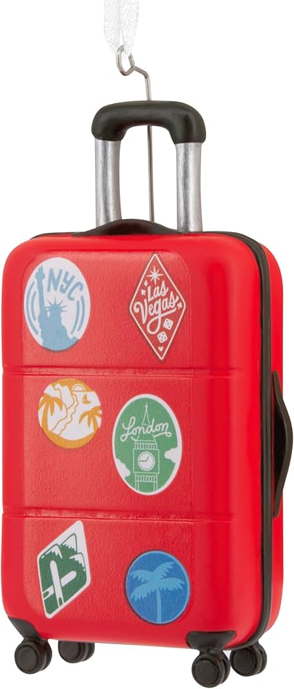 Amazon.co.jp: Hallmark 旅行用スーツケース クリスマスオーナメント