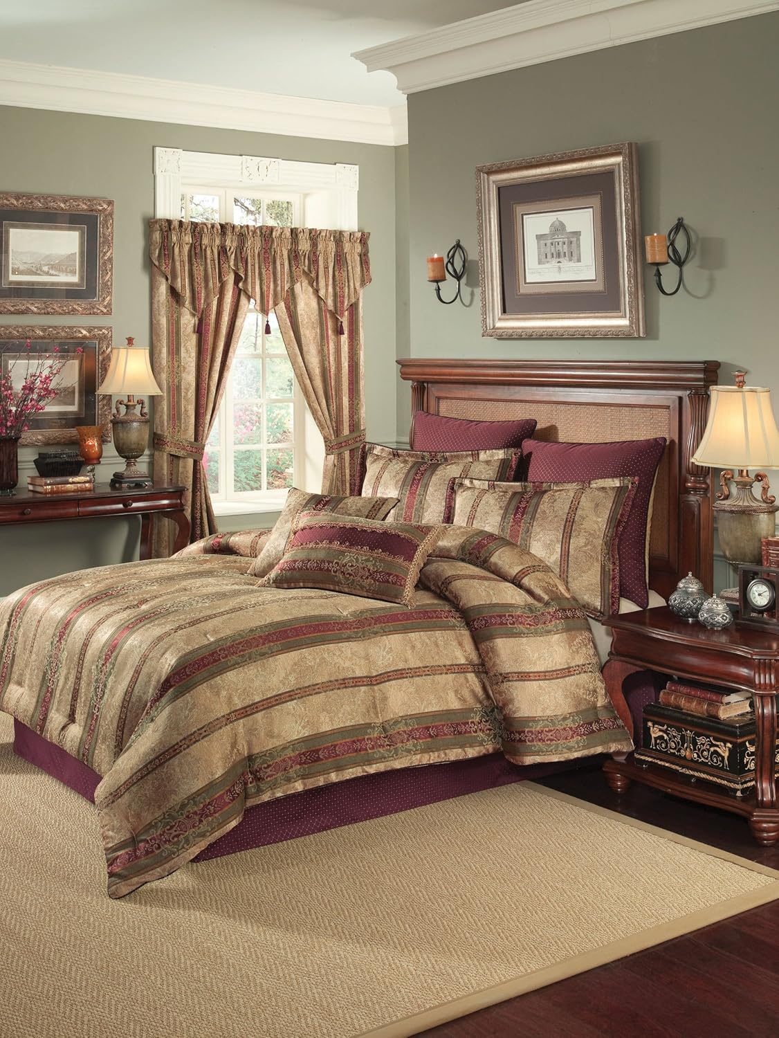 Buy Croscill Townhouse 8Piece King Bedding Set Online at Low Prices in