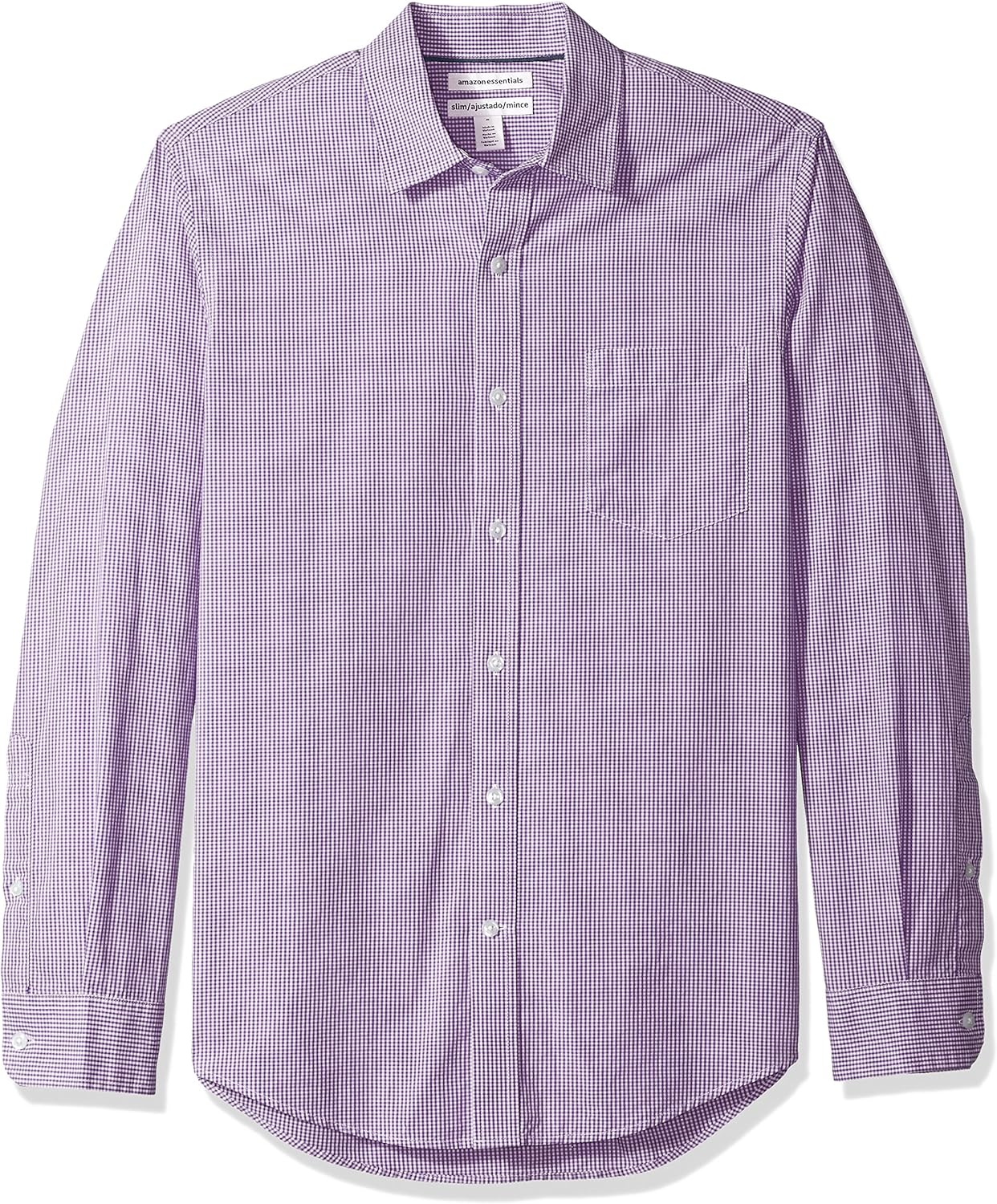 Purple White Gingham