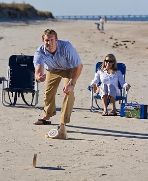 Rollors Backyard Set All Wood Outdoor Lawn Game | Combines Horseshoes, Bocce Ball & Bowling, For Summertime Fun, Reunions, Camping, Parties, BBQs, Picnics & Beach Days