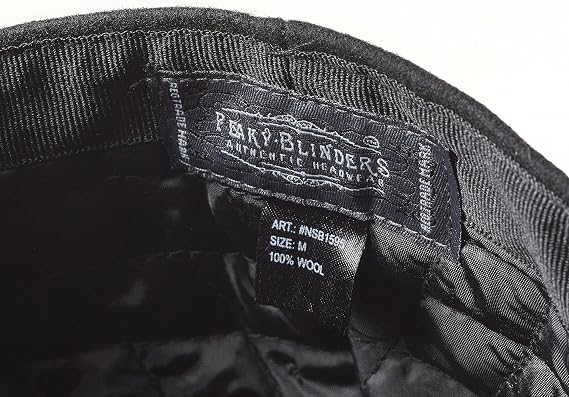 PEAKY BLINDERS 8 Piece 'Newsboy' Style Flat Cap -Tweed Wool Fabric Variations