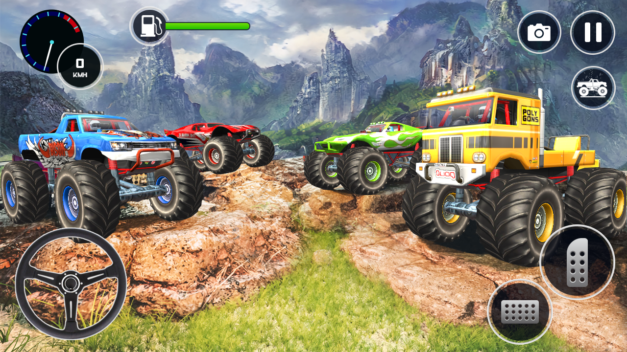 Monster Truck Stunt hot Wheels Car games Free
