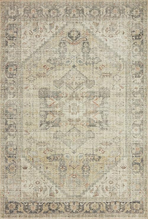 Loloi Skye Natural/Sand 2'-6 x 10'-0 Runner Rug | SKY-13 Printed Approx. 3x10 Beige Hallway Entryway Kitchen, Timeless, Classic, Textured, Old-World, Runner Rug