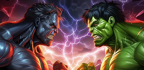 Incredible Hulk Green Monster Grand Marvel Avengers Superhero Muscular Hulk Game