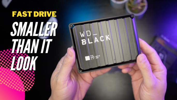Amazon.com: WD_BLACK 4TB P10 Game Drive, Portable External