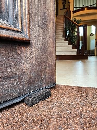 Vista 10 de Lulu Decor 100% hierro fundido Fleur De Lis tapón de puerta, 4 libras 5 onzas, tapón de puerta bien construido, 6.50 pulgadas de alto, 6 pulgadas