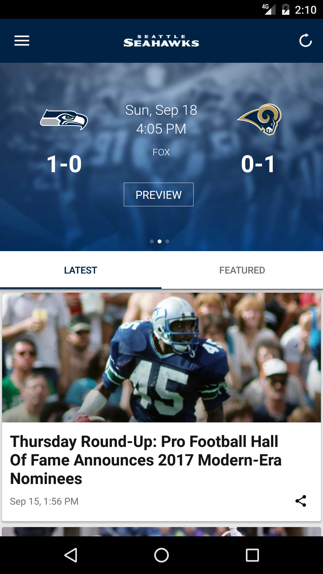 Seattle Seahawks App on Amazon Appstore