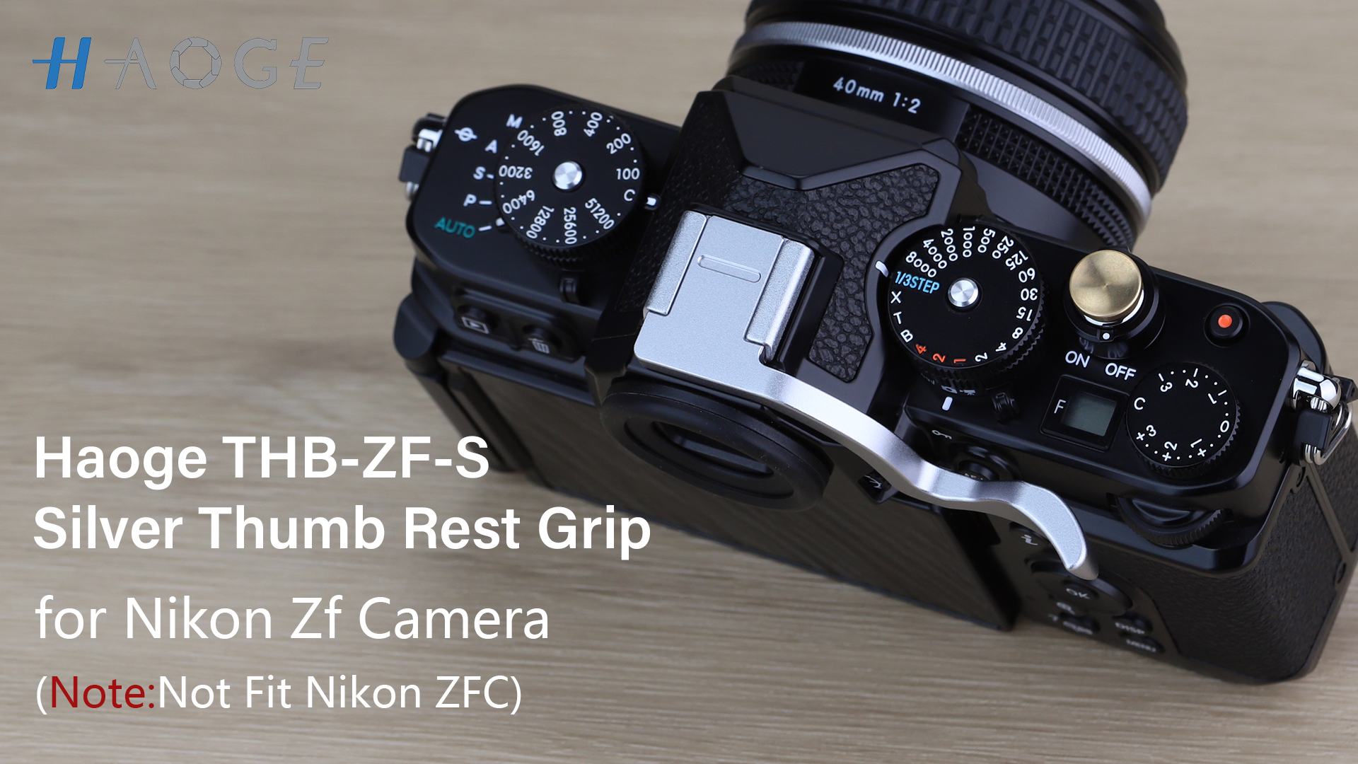 Amazon.com : Haoge Metal Thumb Up Rest Hand Grip for Nikon Zf ZF