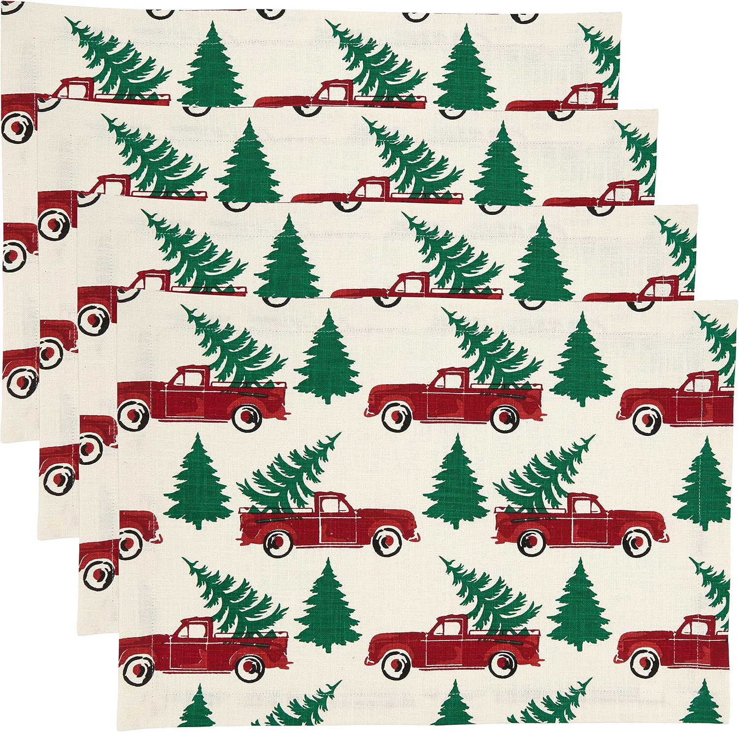 Christmas Truck Placemats (Set of 4)