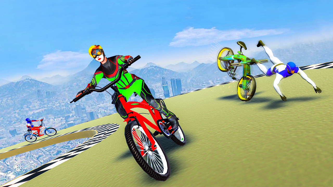 BMX Cycle Stunt Race Games, BMX Games 3D, BMX Bike Racing Stunt Games