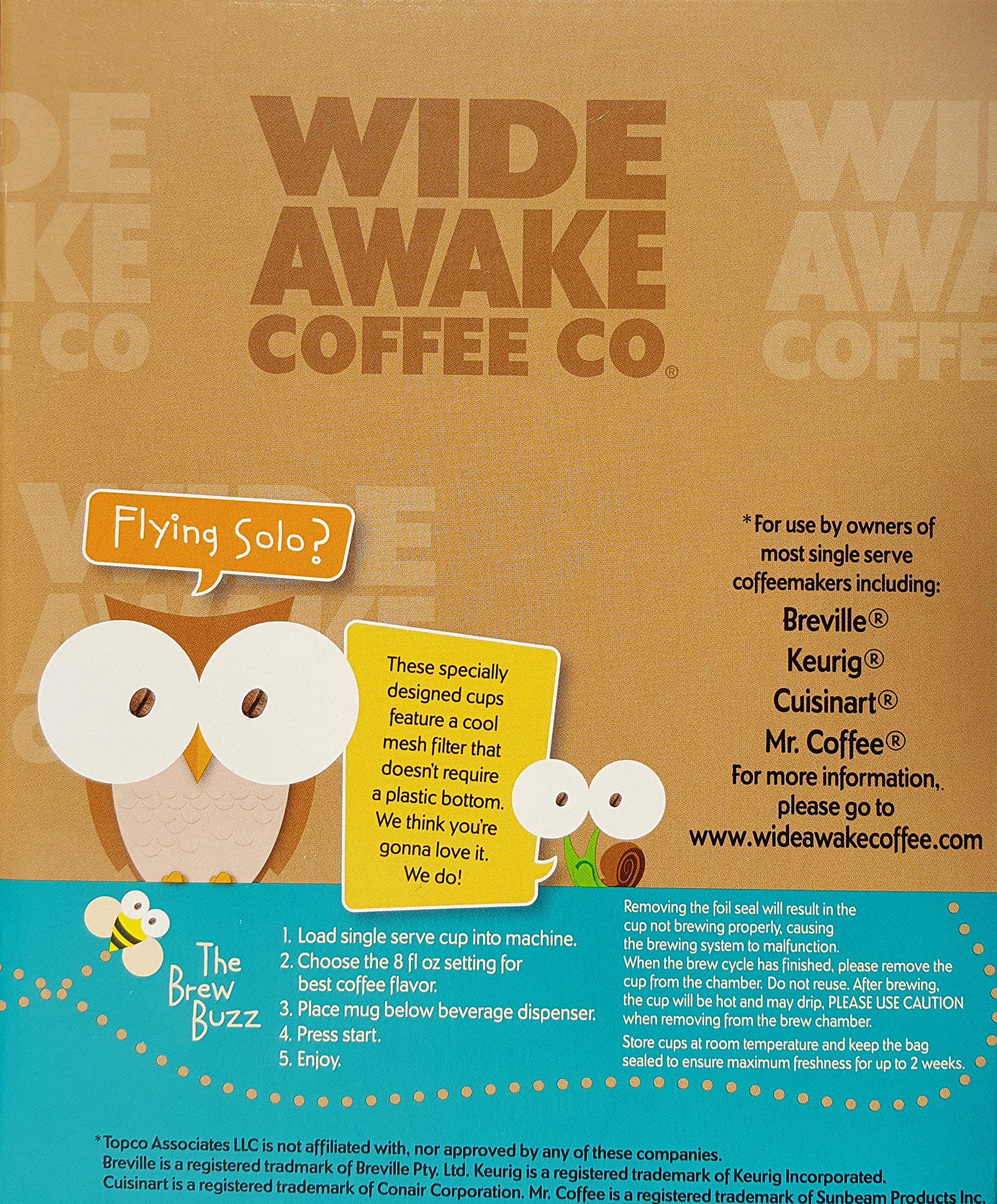 Amazon.com: Wide Awake Coffee Wide Awake Blend Single Serve Cups