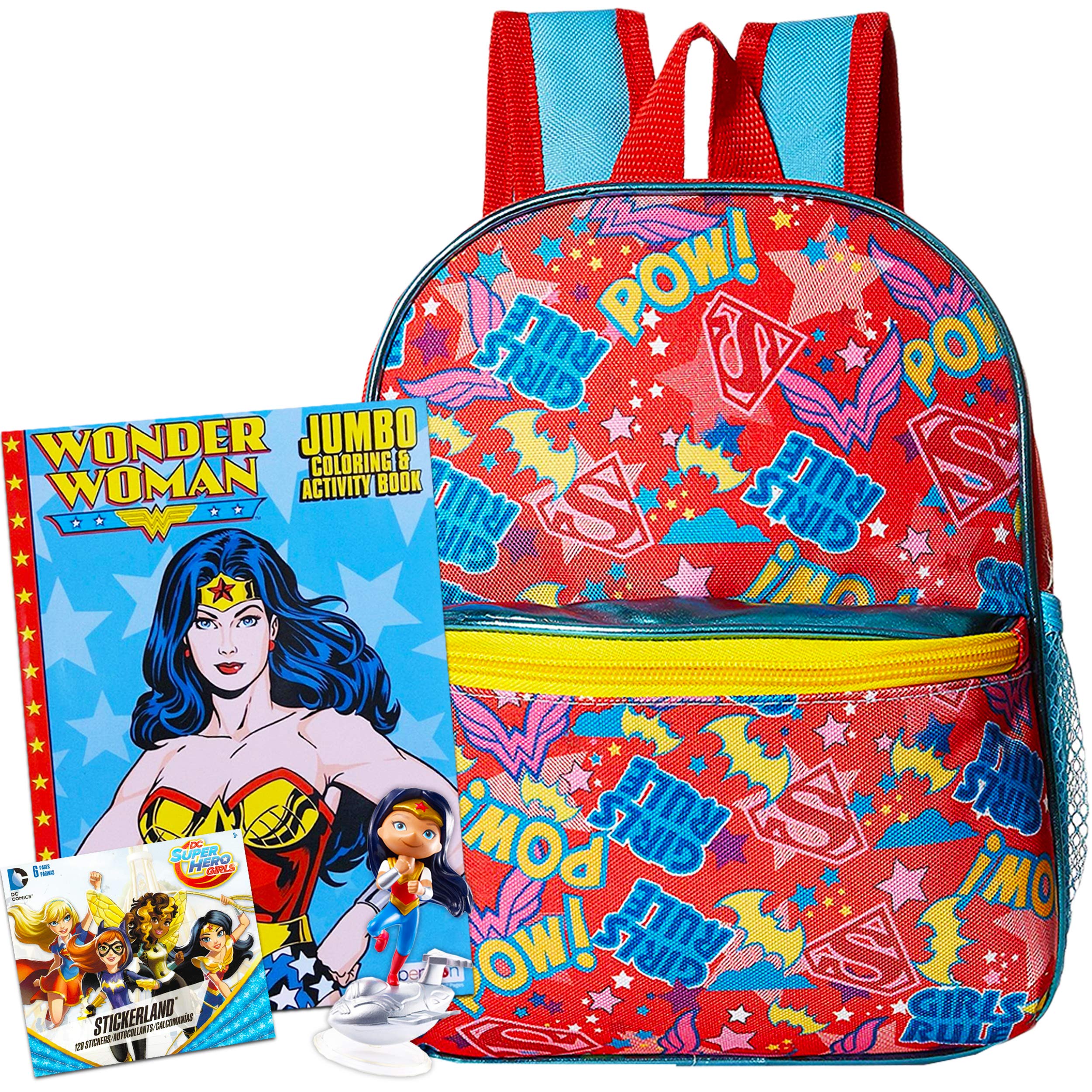 Dc Super Hero Girls Backpack Travel Activity Set Toddler Preschool