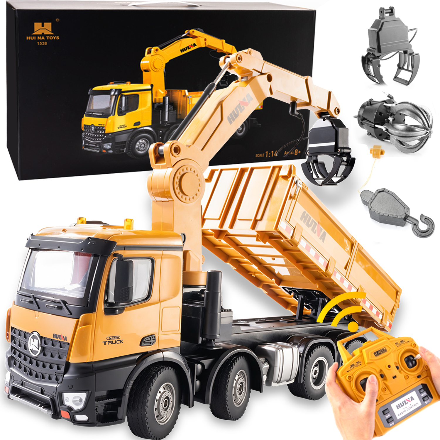 Amazon.com: Ssccgym 20-Inch 3 in 1 Remote Control Dump Truck Wood