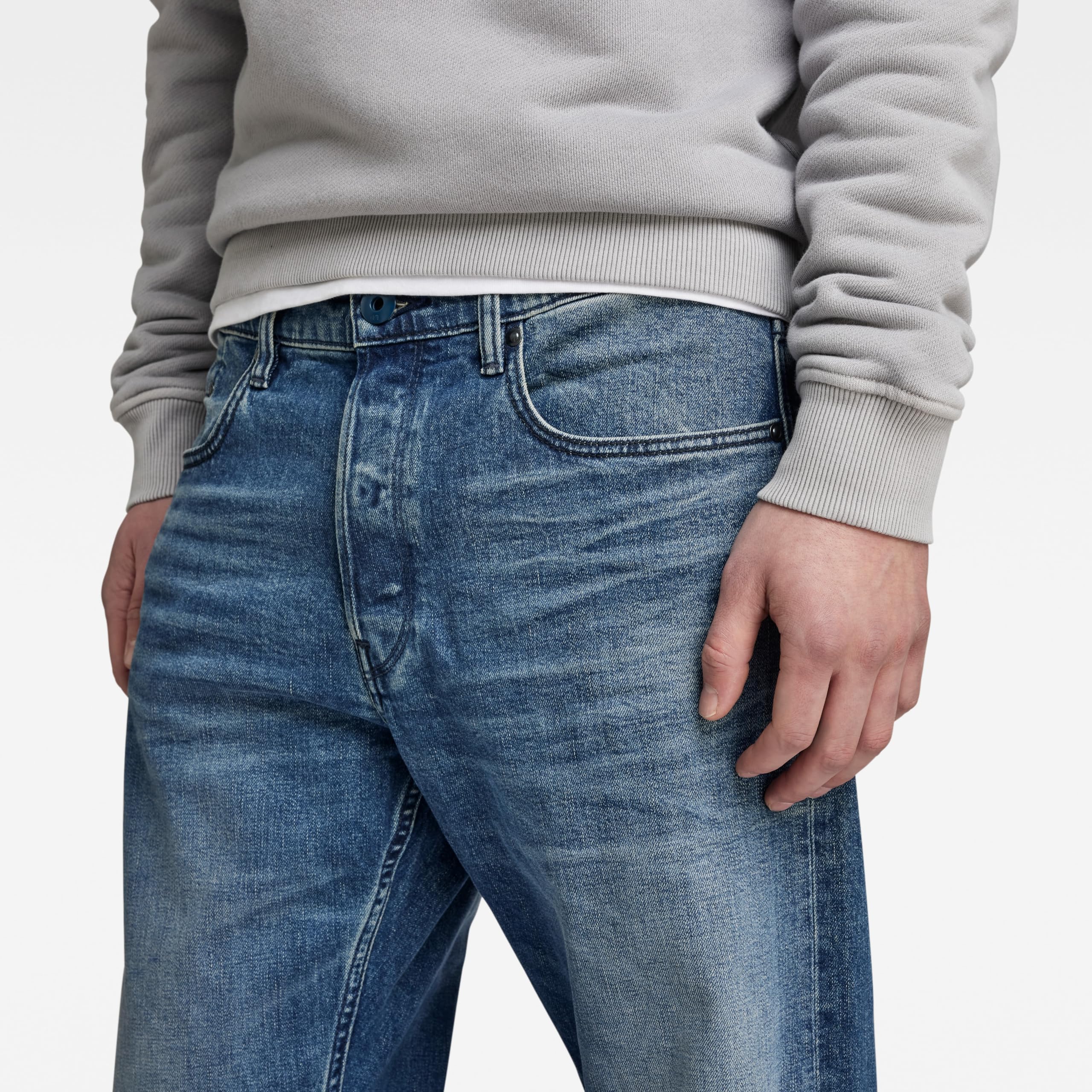 G-Star Herren Dakota Regular Straight Jeans Blau (Faded Cascade D23691-C052-C606) 31W / – Bild 5