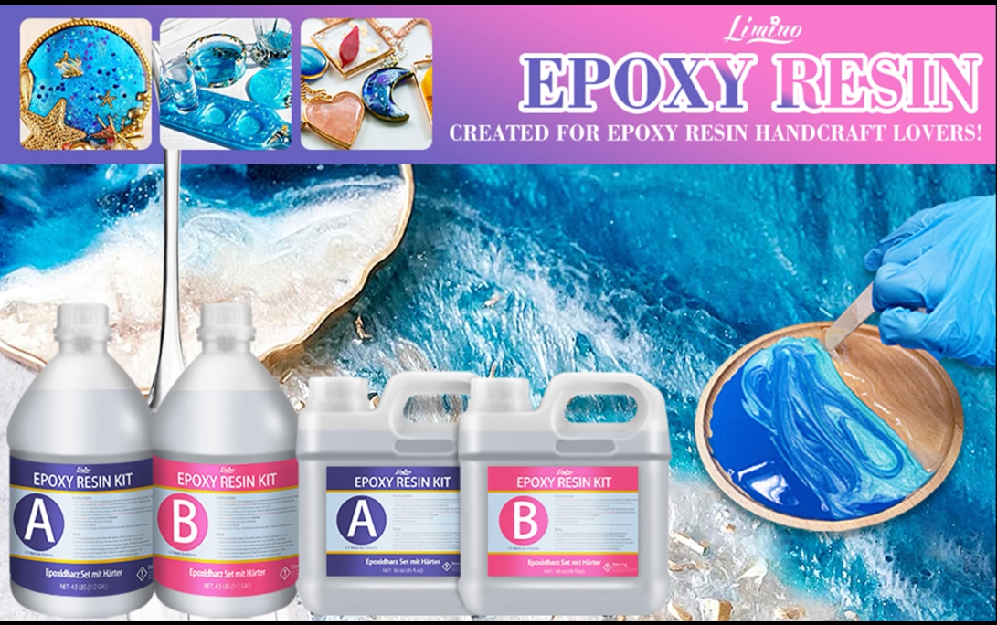 Resina Epossidica Trasparente 1 Gallon - Perfetta Per Creazioni Artistiche E Rivestimenti