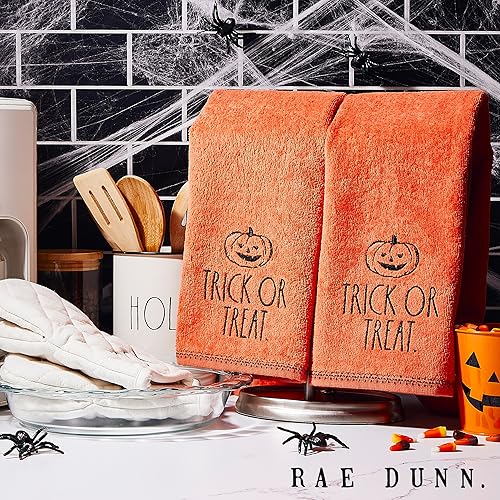 Miniatura 2 de Rae Dunn Toallas de mano, toalla de mano decorativa bordada para cocina y baño, 100% algodón, altamente absorbente, paquete de 2, 16 x 26 pulgadas,