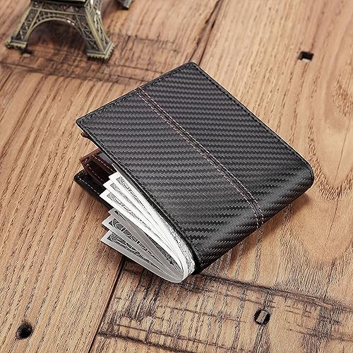 Miniatura 5 de Cartera de cuero grabada personalizada para papá, hijo, marido, novio, cumpleaños, día del padre, San Valentín, Navidad, aniversario, graduación,