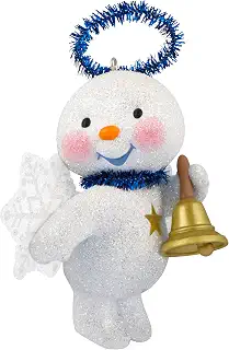 Hallmark 記念品 クリスマスオーナメント 2026、ベル付きかわいい雪の天使、天使コレクターギフト