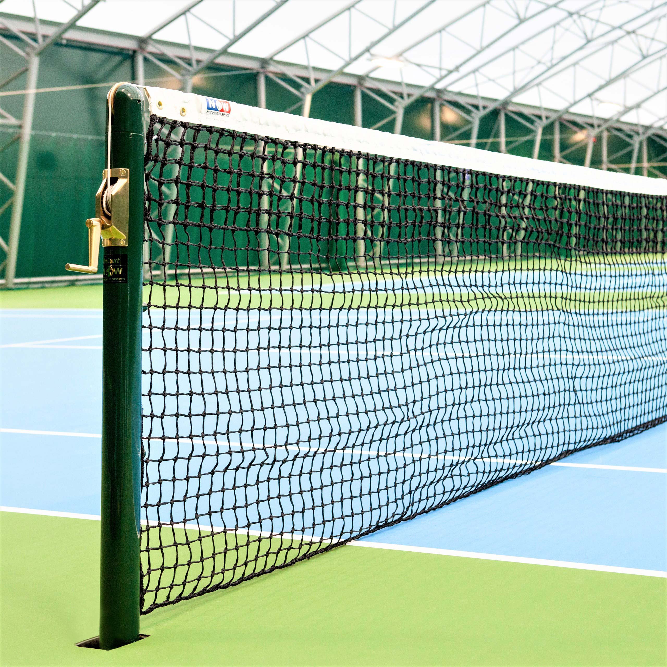 Vermont Tennisnetze für Einzel-Tennis 10m lang – eine Auswahl von Zwei (3,5mm Tennisnetz - 9kg)