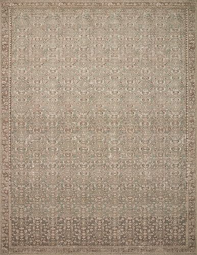 Miniatura 7 de Loloi Angela Rose x Aubrey SageBark - Alfombra decorativa de 2 pies x 5 pies