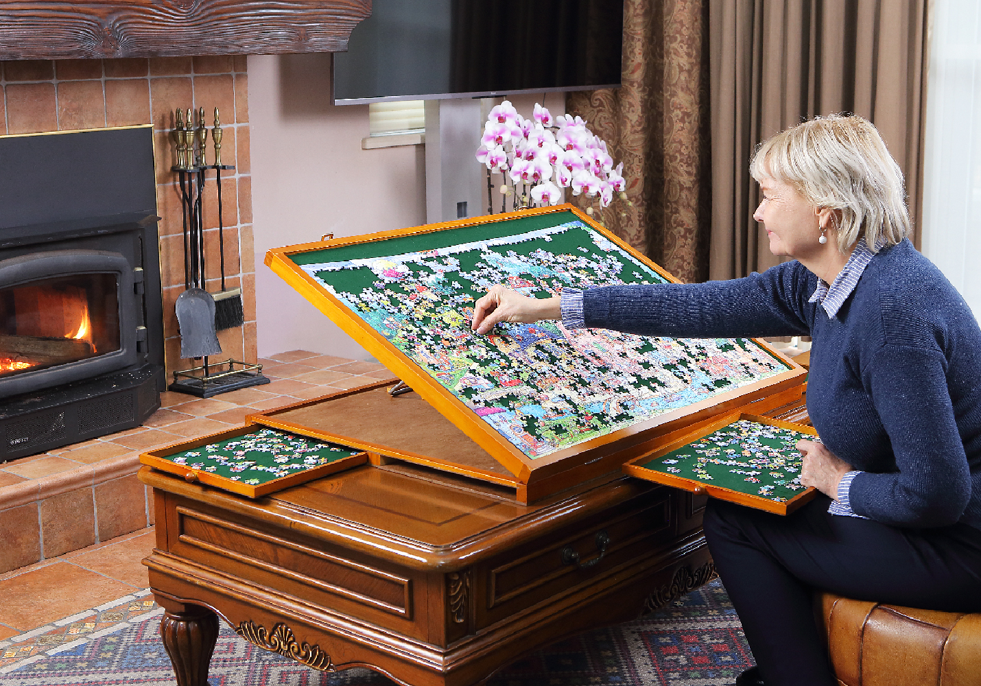 Watch YISHAN Jigsaw Puzzle Board for 1500 Pieces Puzzle on Amazon Live