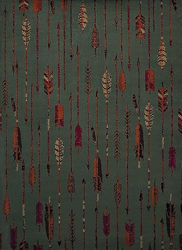 Miniatura 1 de United Weavers of America Affinity - Alfombra acolchada de flecha, 5 pies, 3 pulgadas x 7 pies, 2 pulgadas, alfombra de área suroeste azulgris con