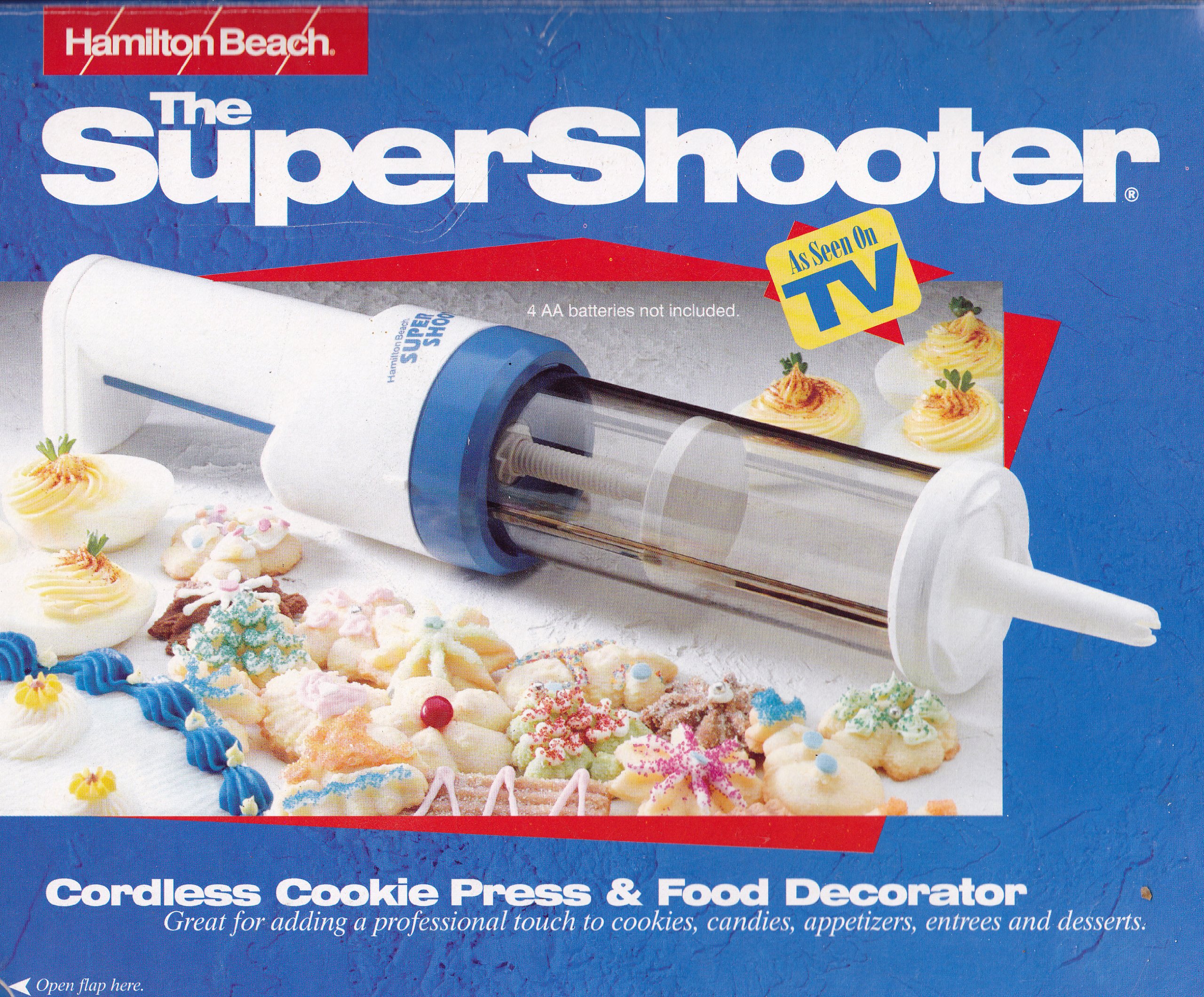 Hamilton Beach Super Shooter Cordless Cookie Press and Food Decorator
