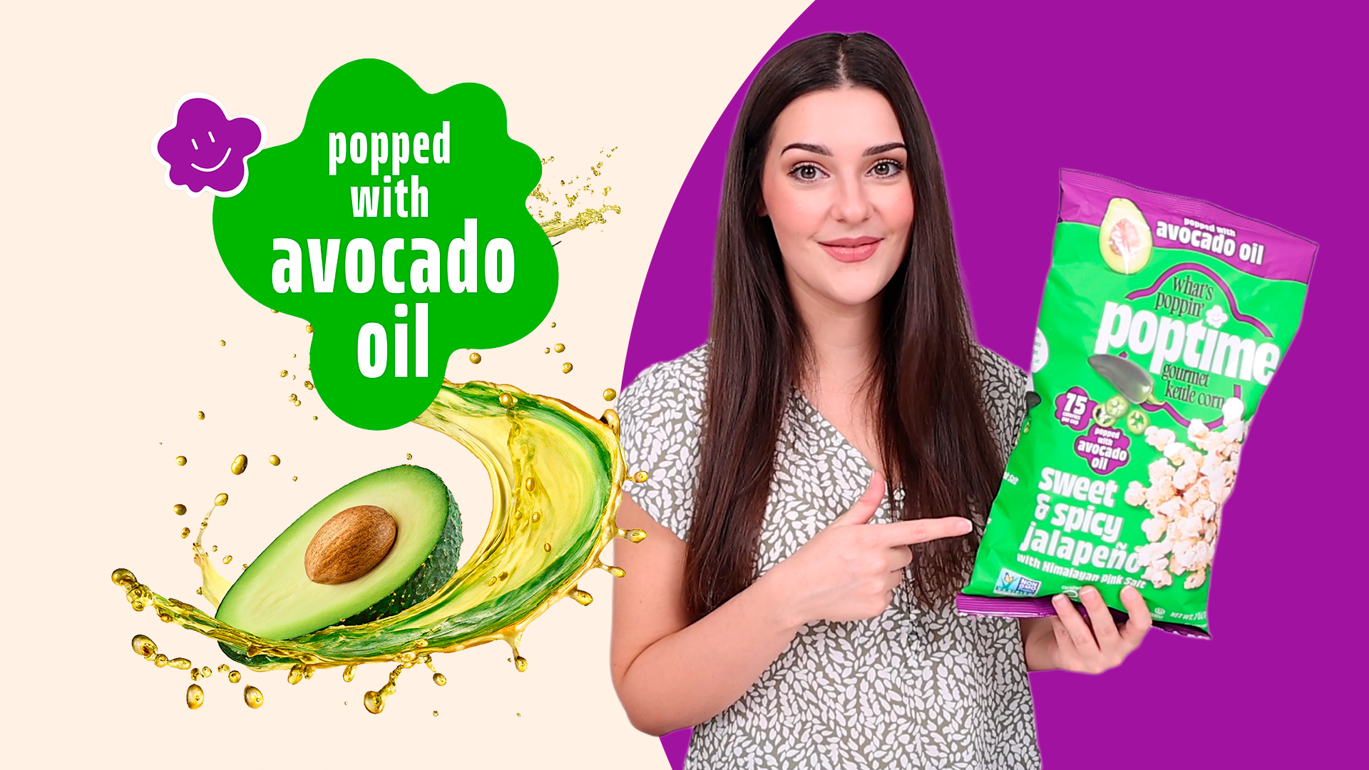 Amazon.com: Poptime Sweet & Spicy Jalapeño Kettle Cooked Popcorn