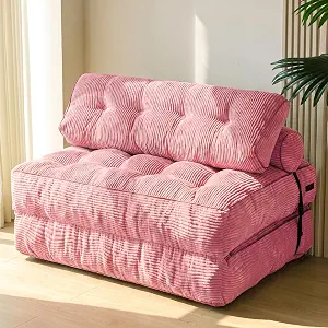  Folding Sofa Bed, Convertible Chair Bed with Pillow