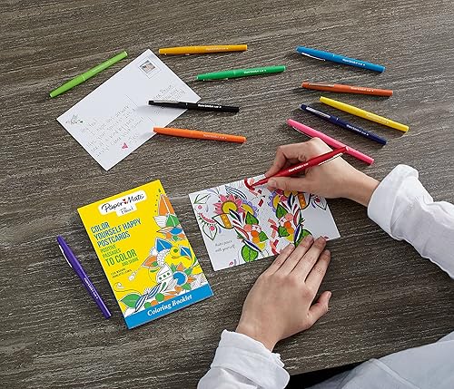 Miniatura 5 de Paper Mate Flair - Bolígrafos de punta de fieltro, Colores surtidos.