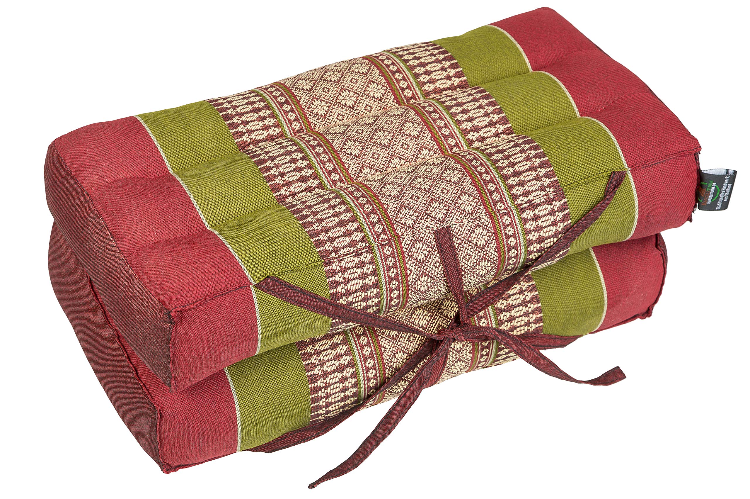 Cuscino Thailandese pieghevole per rilassamento, meditazione o yoga, 40 x 40 cm