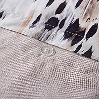 Vista 9 de Kenneth Cole New York - Juego de funda de edredón tamaño Queen, ropa de cama reversible de algodón con fundas a juego, decoración moderna del hogar