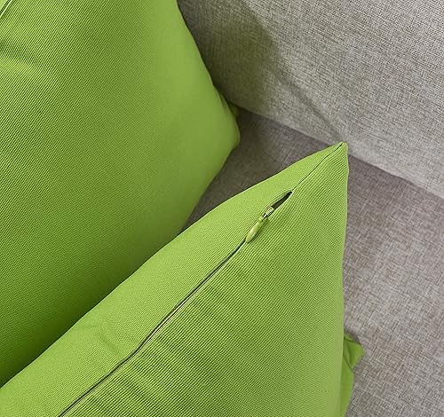 Miniatura 5 de TangDepot - Funda de almohada hecha a mano 100% lona de algodón, Algodón, Manzana Verde (Apple Green)