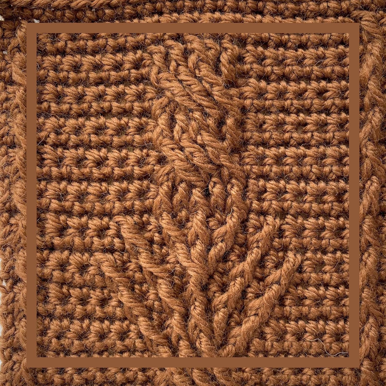 Off-The-Yak Wool Yarn for Crocheting, 3-Pack (360Yds / 300G), Free Patterns - Wool Acrylic Blend Yarn for Knitting - #4 Medium Worsted Weight - Caramel Brown