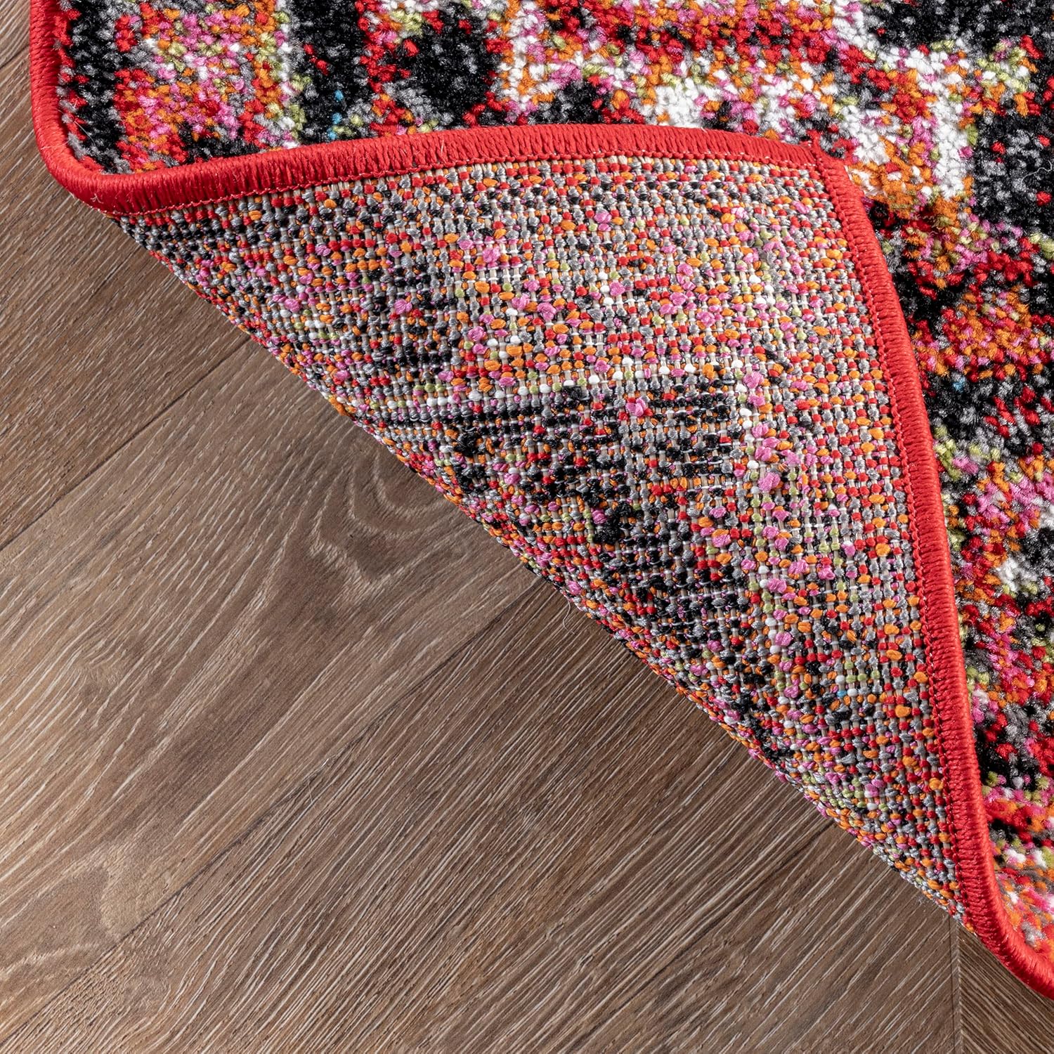 nuLOOM Patrice Transitional Indoor/Outdoor Area Rug, 8' Round, Orange