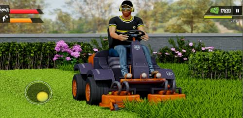 Lawn Mower Simulator 3D – Lawn Cutting and Yard Cleaning Game with Simple Controls, Garden Areas, Stone Paths, and Casual Outdoor Maintenance Gameplay – vue 7