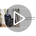 GYMAX Gaming Recliner, Massage Gaming Chair w/Adjustable Footrest, Remote Control & Side Pocket, Ergonomic Game Lounge Chair, Racing Style Single Theater Seat Game Sofa for Adults (White)