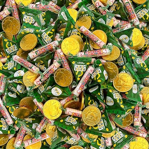 REESEScups - Caramelo miniatura de mantequilla de maní, envuelto en lámina de oro verde (bolsa de 2 libras, aproximadamente 100 unidades)