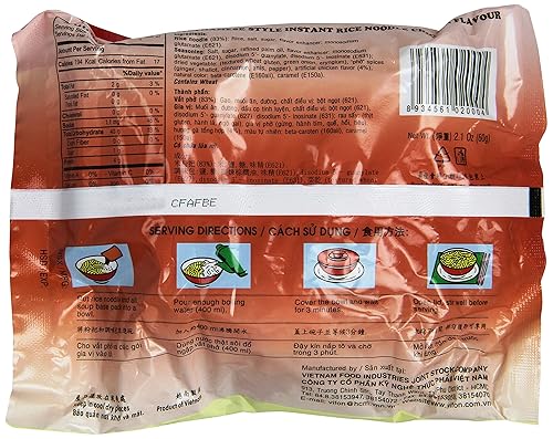 Miniatura 2 de 24BOLSAS DE FIDEOS DE ARROZ INSTANTÁNEO SABOR A POLLO O PHO GA