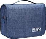Travel Hanging Toiletry Bag Cosmetic Makeup Organizers for Women Potrable Travel Toiletries Kit Dopp Kit for Men Shaving Bag Bathroom Shower Bag with Hook Waterproof
