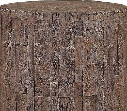 Miniatura 10 de Ball & Cast Mesa auxiliar de tocón de madera, gris oscuro