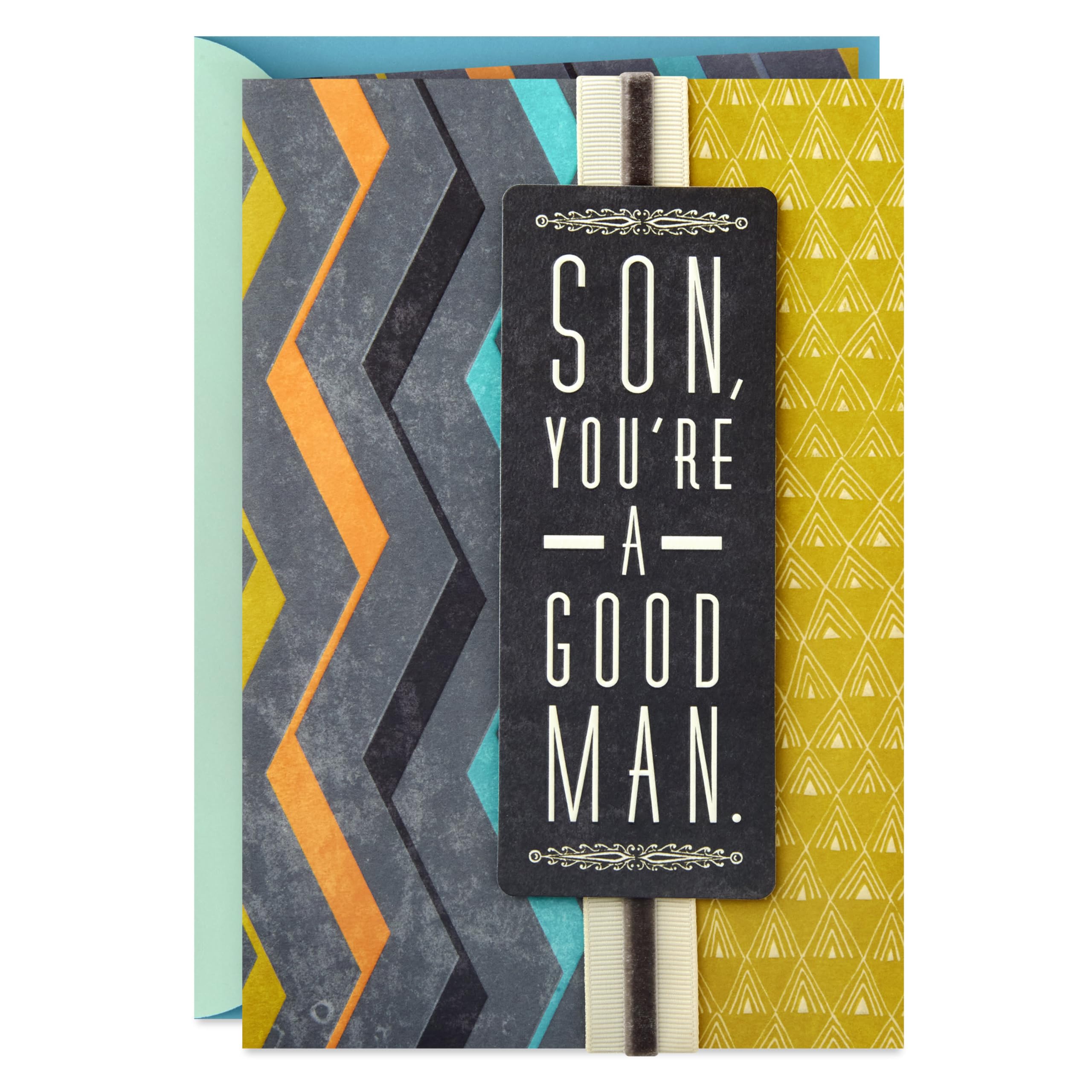 Hallmark Birthday Greeting Card to Son (Good Man, Great Son)
