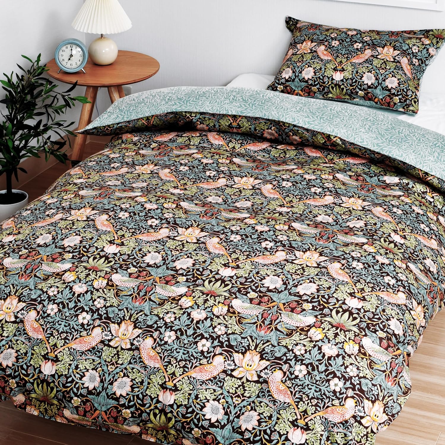 Francfranc フランフラン フリルチェック 掛け布団カバー