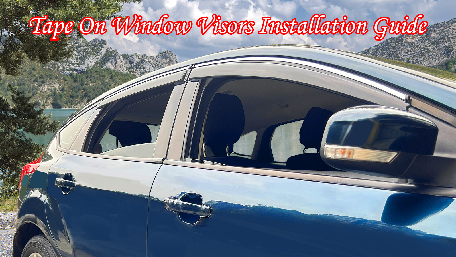 トヨタ　WINDOM 店頭レプリカ　ブラック Genuine Lexus Japan 2024-2025 LM Premium Side Window Visor